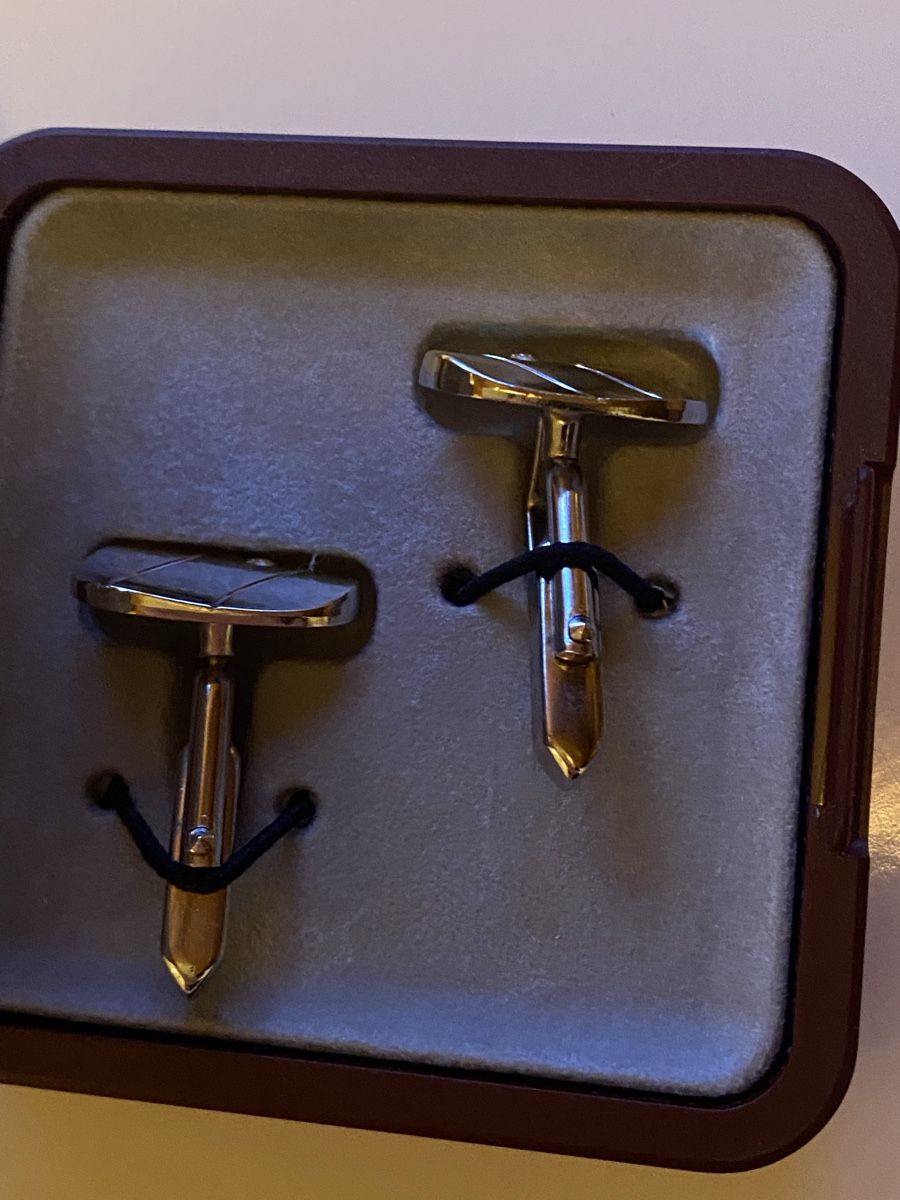 Gemelli: Vintage Manschettenknöpfe.Goldfarben – Nuovo (secondo la descrizione) da Bächli (Hemberg) venduto da aika012 3