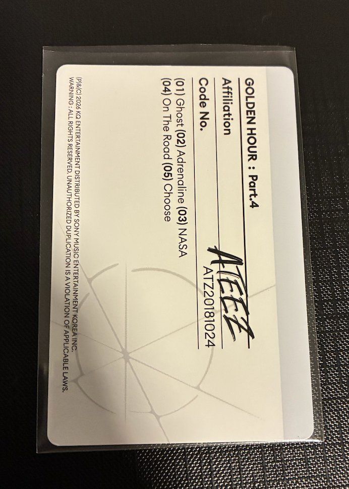 Carte collezionabili: ATEEZ - Hongjoong – Usato da Uster venduto da ali_mp6n 1