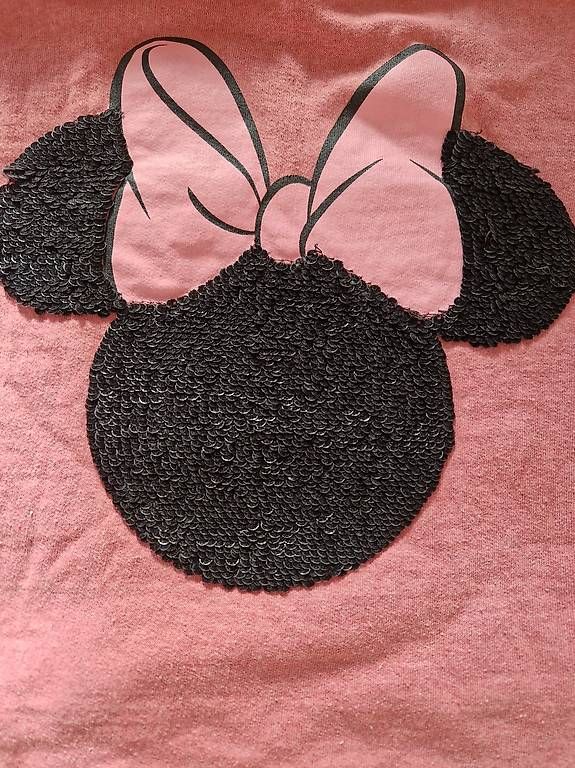 Maglioni & Felpe: Pullover, 128, Minnie-Mouse Wendepailletten Kapuzenpullover – Usato da Arlesheim venduto da Vera6 1