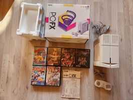 NEC PC-FX Konsole mit OVP und 6 Spielen - Top Zustand!