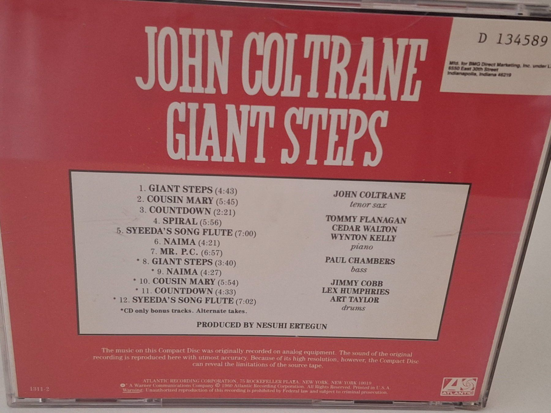CDs: CD John Coltrane - Giant Steps – Gebraucht aus Aarberg von Jackup1 1