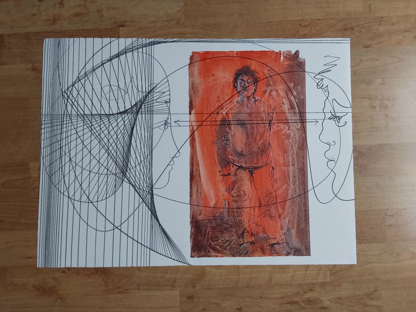 Grafica & Litografie: Erni Hans. Lithographie 45x63cm. – Usato da Steinach venduto da Chilli1957