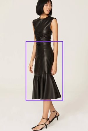 Designer Mermaid Lederrock Midirock Gr.36, Lorenzo Serafini