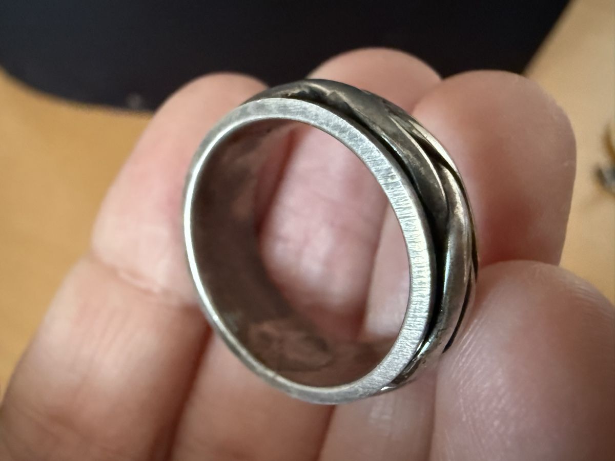 Anelli: Vintage-Ring aus 925er Silber, Größe 57 – Usato da Lamone venduto da LaCantinaMagica 4
