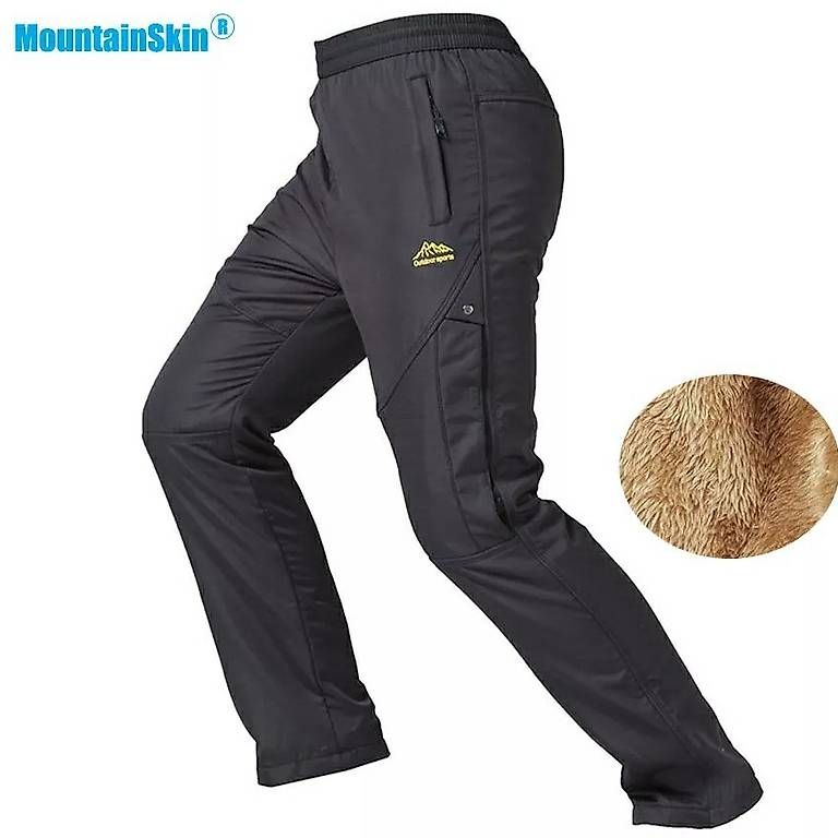 Pantaloni: Pantaloni trekking impermeabili foderati in pile – Usato da comano venduto da alangoa