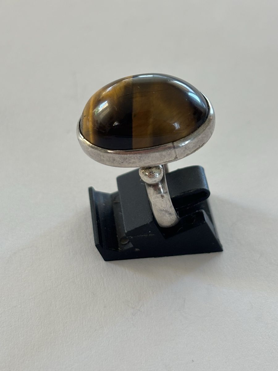Anelli: Ring Tigerauge 925 Silber  – Usato da Langnau am Albis venduto da flusspflege