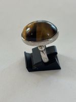Ring Tigerauge 925 Silber 