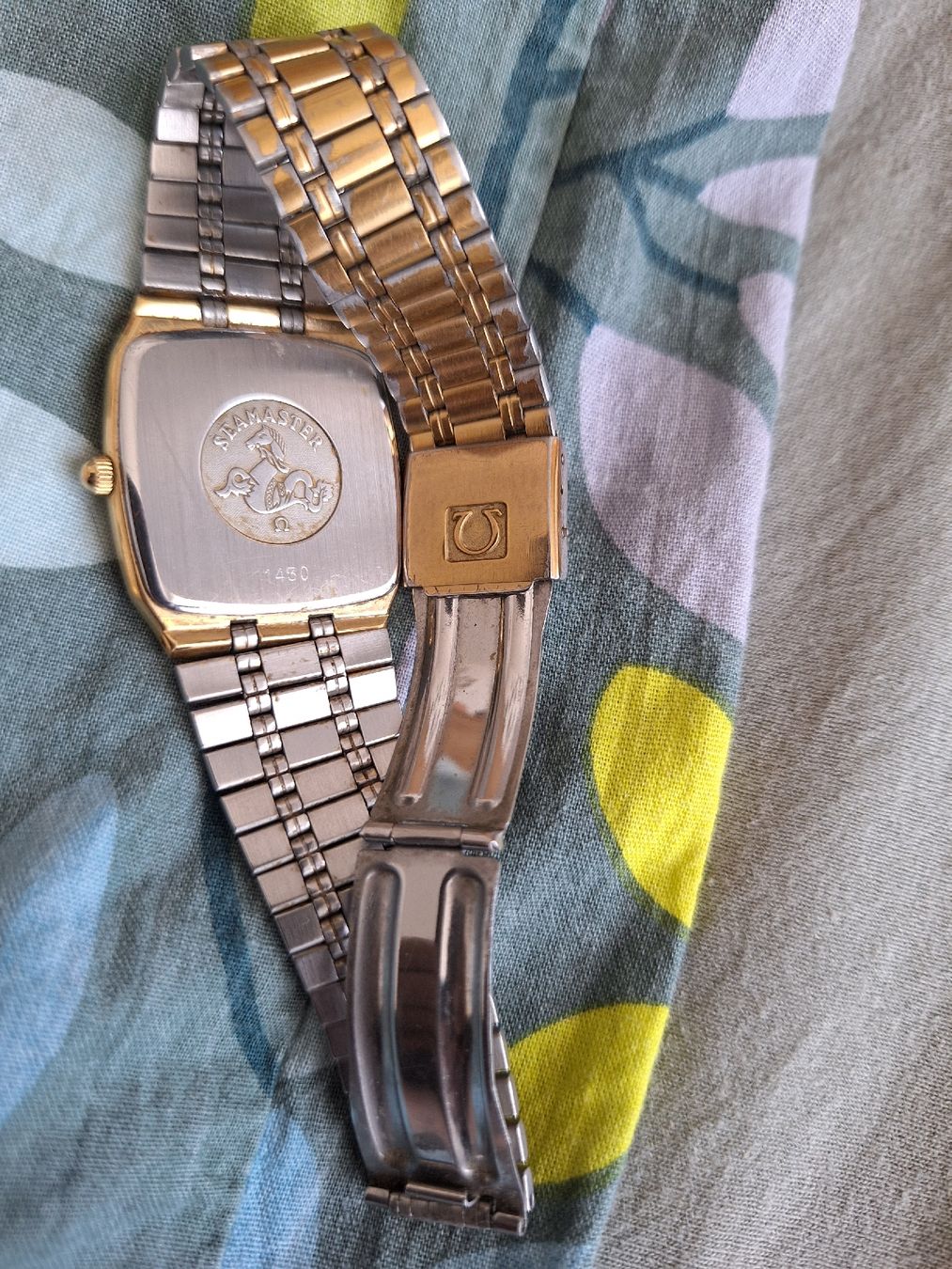 Omega Orologi: Goldfarbige Uhr Omega Seamaster – Usato da Biberist venduto da schnouz33 2