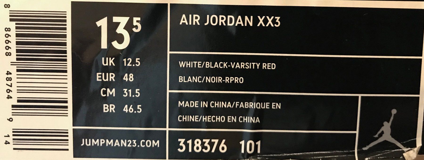 Jordan Scarpe da uomo: AIR JORDAN XX3 – Nuovo e nell'imballaggio originale da Commugny venduto da MCapital 8