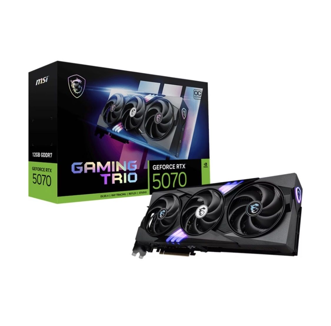 MSI Schede grafiche: MSI GeForce RTX 5070 GAMING TRIO OC – Nuovo e nell'imballaggio originale da Ottoberg venduto da nic_5sdw