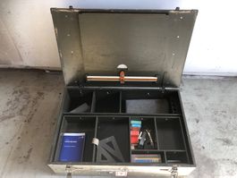 Schweizer Armee Kiste Instrumente Mat Wetterdienst Bürokiste