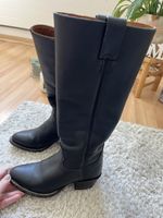 Coole Lederstiefel, schwarz, Gr. 7, Direkt aus Kanada!