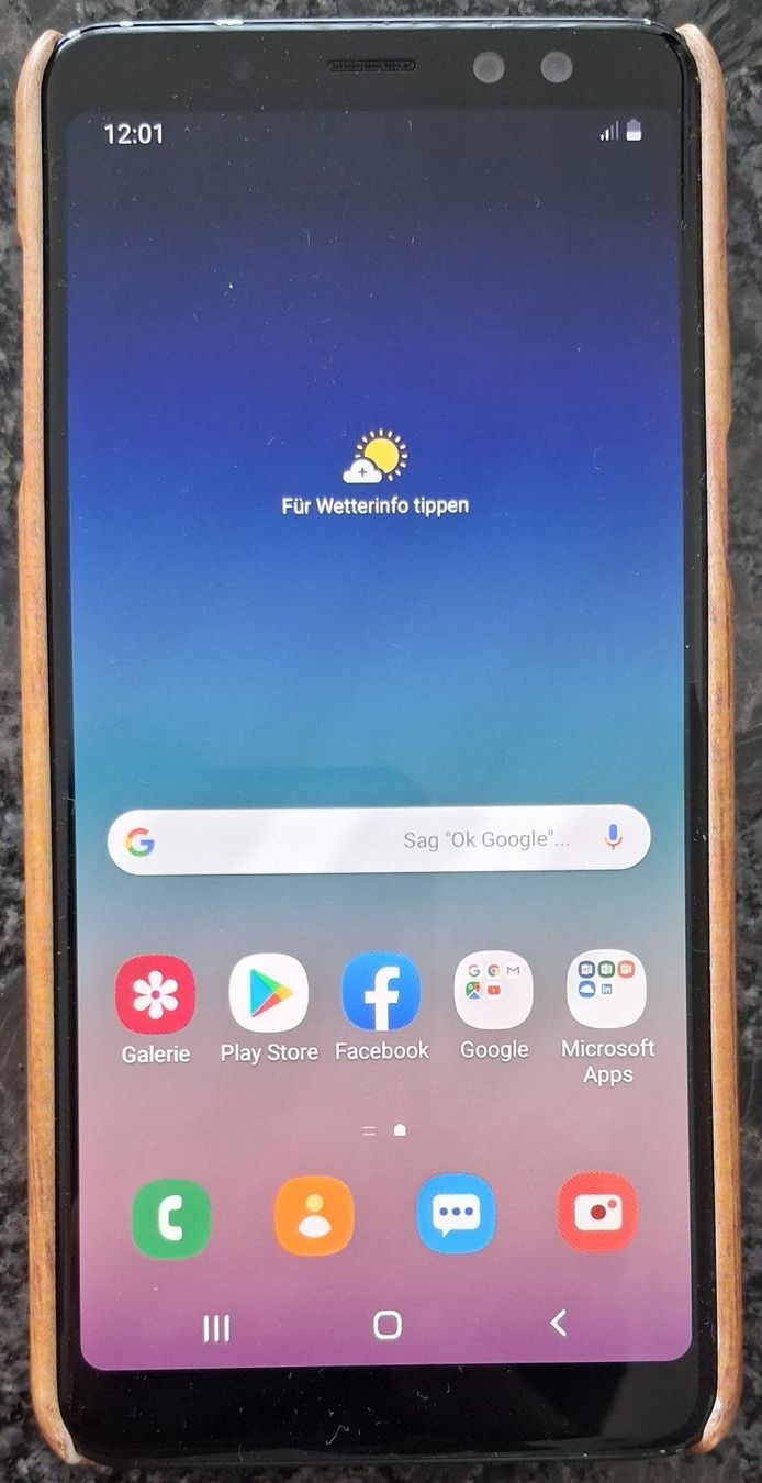 Samsung Telefoni cellulari / Smartphones: Galaxy A8 (2018) 32GB Dual-SIM – Usato da Scherzingen venduto da compukoe