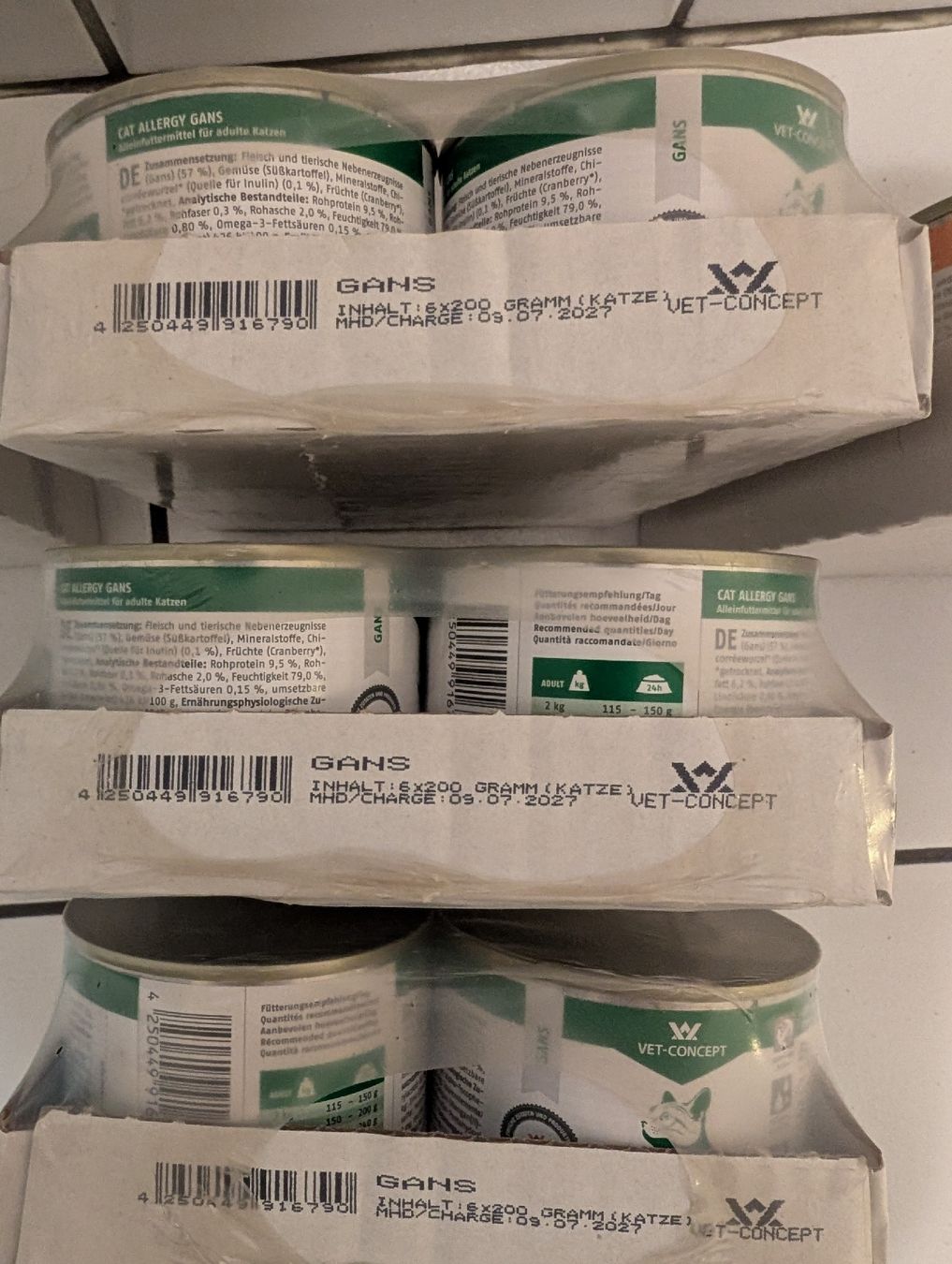 Futter: vetconcept Katzenfutter – Neu und originalverpackt aus Malters von LUYV 2