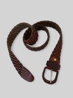 Geflochtener Ledergürtel Braun Cognac Vintage Look 85 - 95
