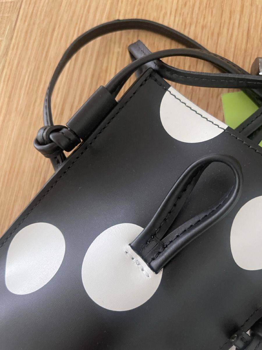 Longchamp Borse da donna: Longchamp Handyasche schwarz mit Punkten, Leder – Nuovo (secondo la descrizione) da Meilen venduto da ana9 2