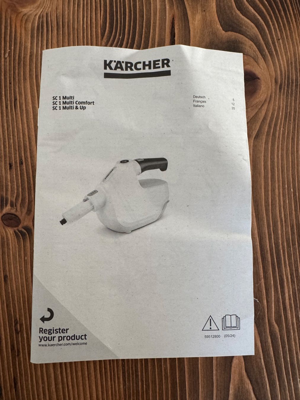Kärcher Dampfreiniger: Dampfreiniger Kärcher SC 1 Multi neu – Neu und originalverpackt aus Arisdorf von imbeck 1