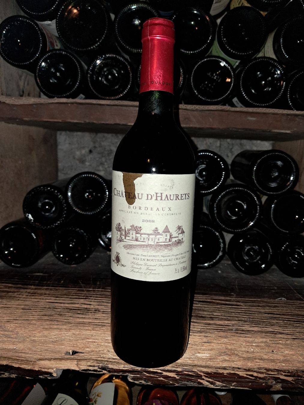 Vino: Château d'Haurets Bordeaux 2008 – Nuovo e nell'imballaggio originale da Le locle venduto da juliensaran