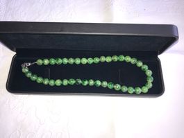 Harry Ivens Kette Silber Chromdiopsid Magnetverschluss 925