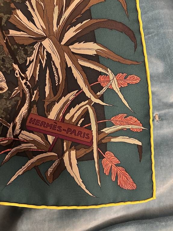 Foulards, Tücher & Schals: Hermes Scarf 90x90 Jardin de Sintra – Gebraucht aus Zürich von AnnaPech 4