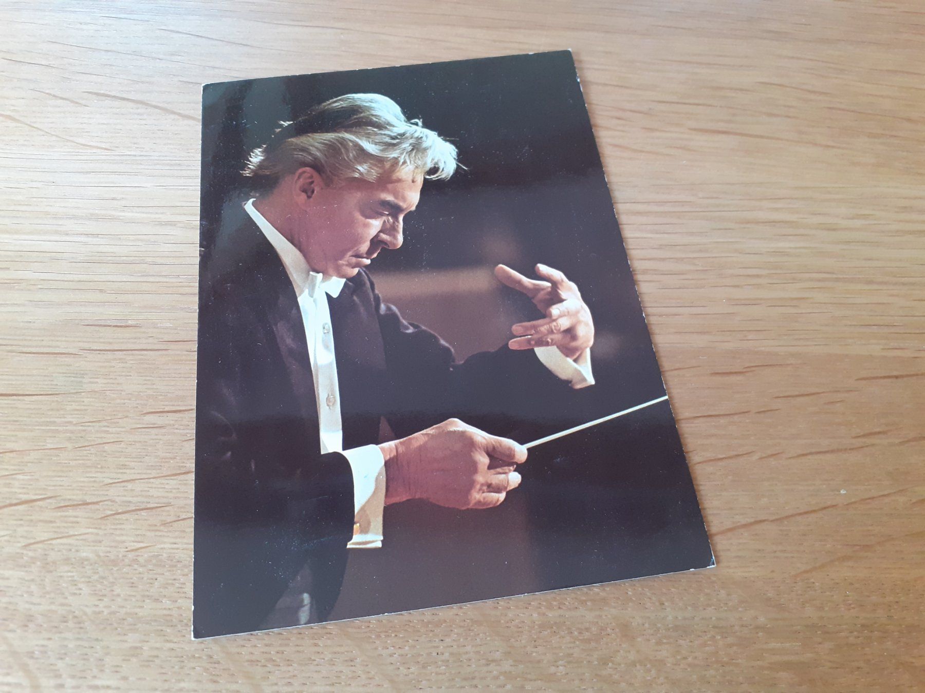 Cartoline postali: HERBERT von KARAJAN - DIRIGENT im ELEMENT – Usato da Winterthur venduto da Ornyx7