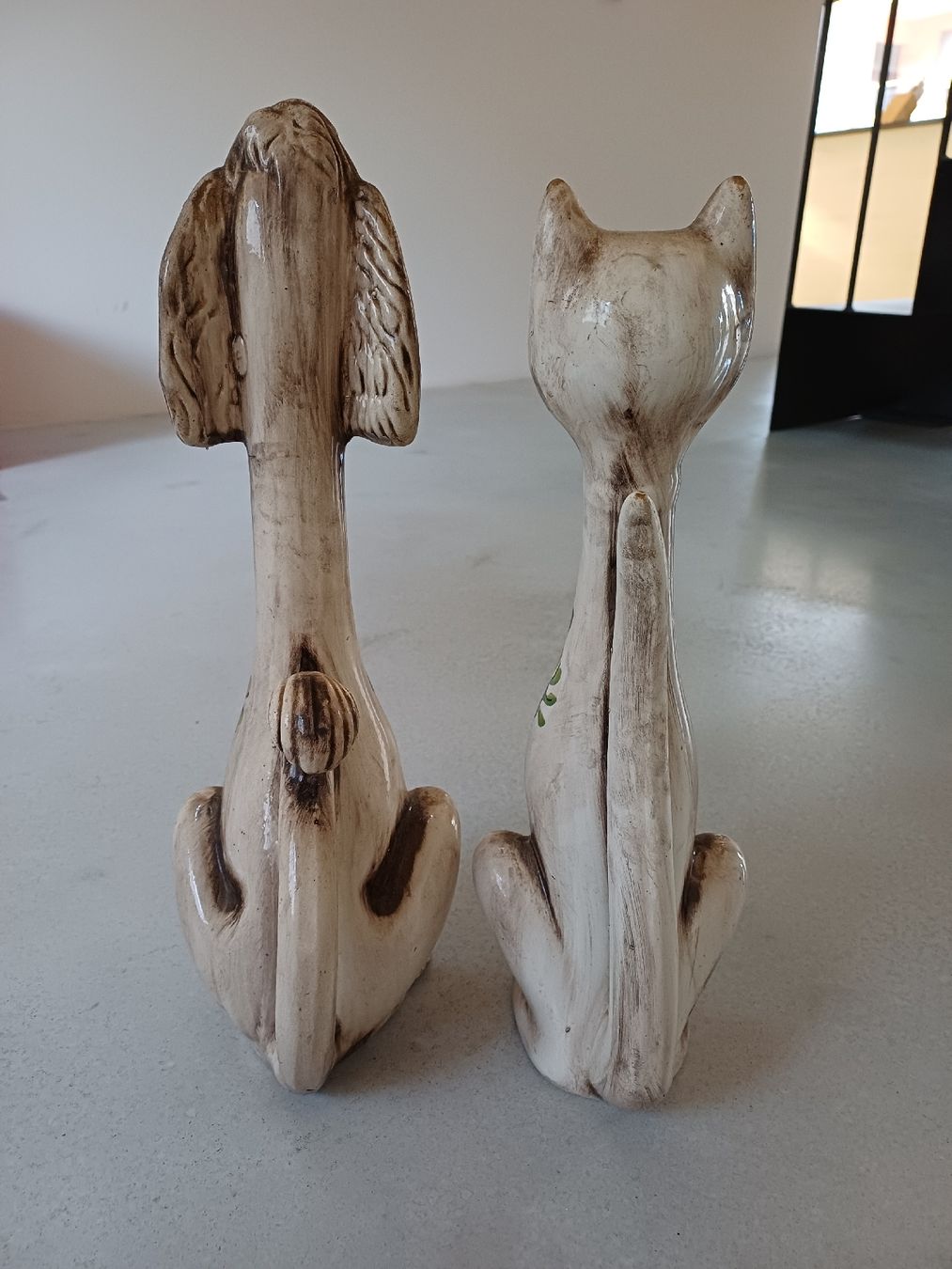 Statuette: Cane e gatto in ceramemica, anni '50/'60 – Usato da Gordevio venduto da bre_jwm5 2