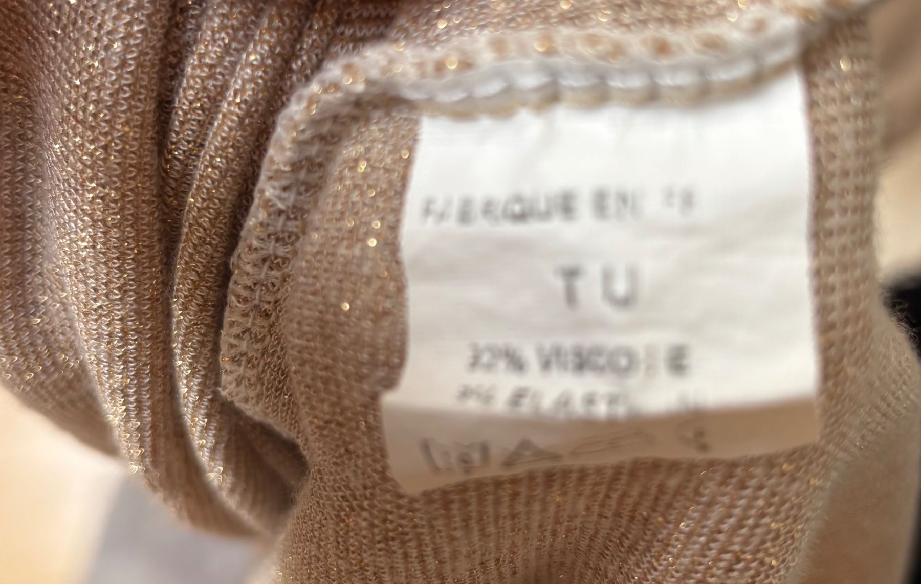 Vestiti: Schickes Kleid - goldfarben - Grösse S/M – Usato da Zofingen venduto da Justizia_01 2