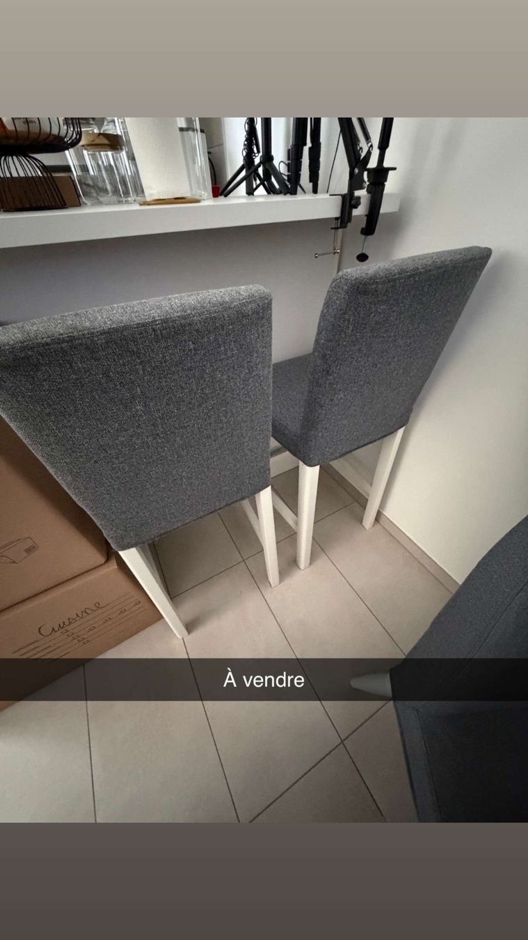 Seggioloni: 2 chaises de bar – Usato da Prilly venduto da sha_bx7m