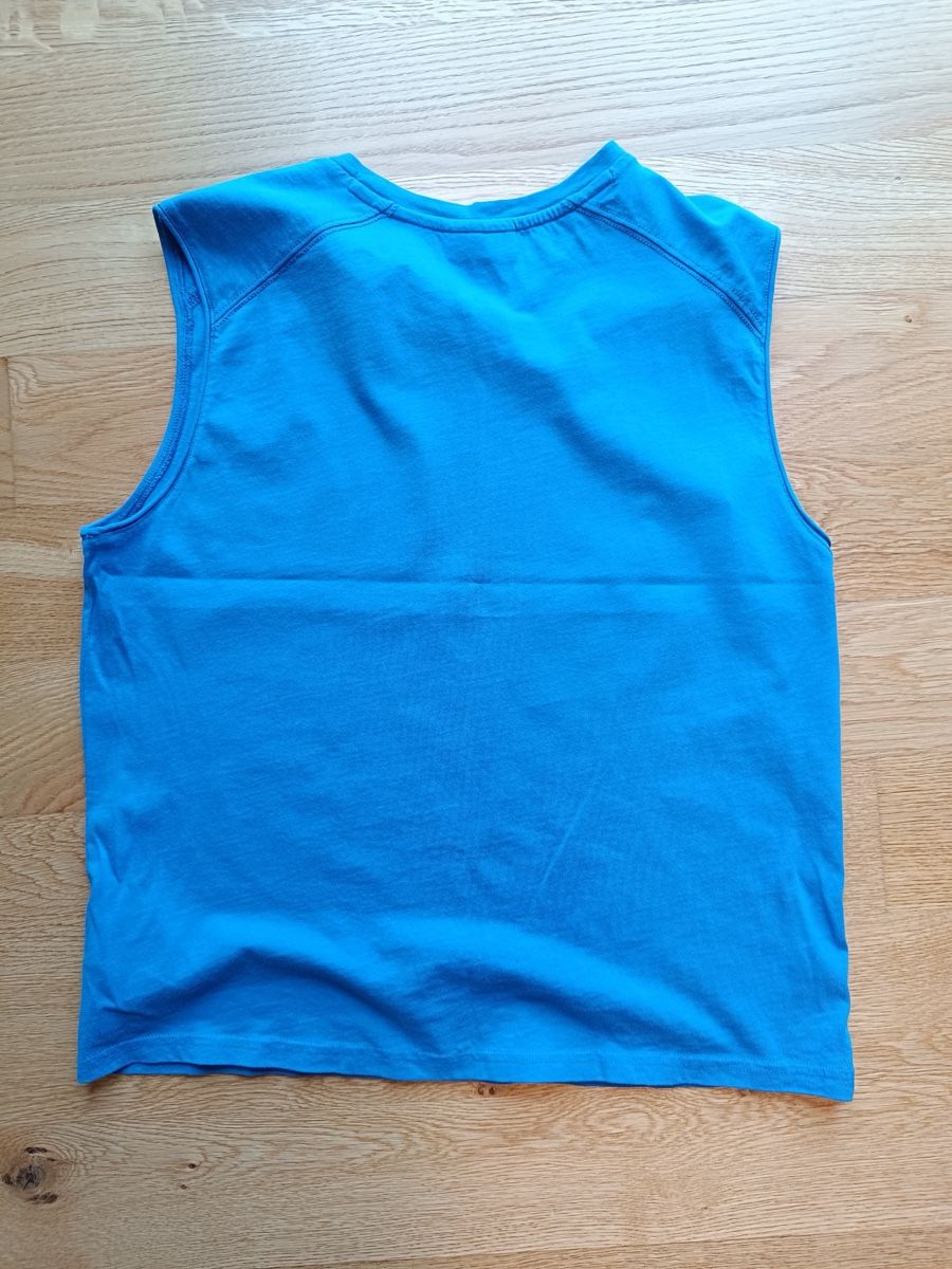 Marc O'Polo T-shirt: MARCO POLO ÄRMELLOSES T-SHIRT, BLAU – Usato da Zürich venduto da dbu_s8p2 2