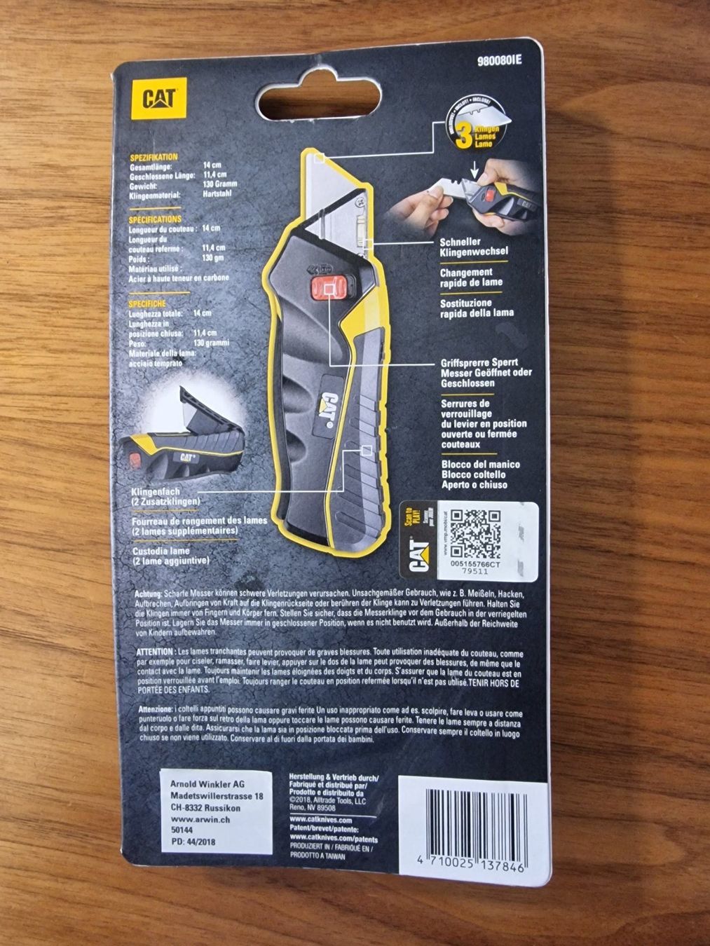 Caterpillar Tous les outils: Allzweckmesser CAT / Cutter / Werkzeug – Neuf avec emballage d'origine à Zürich par Allerlei_Shop 2