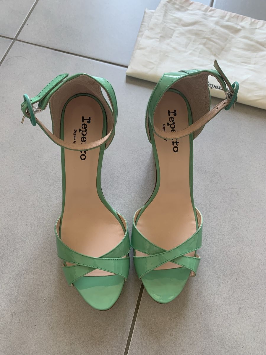 Repetto Scarpe da donna: Sandales à talons en cuir repetto – Nuovo e nell'imballaggio originale da Genève venduto da rez_c6c6 1