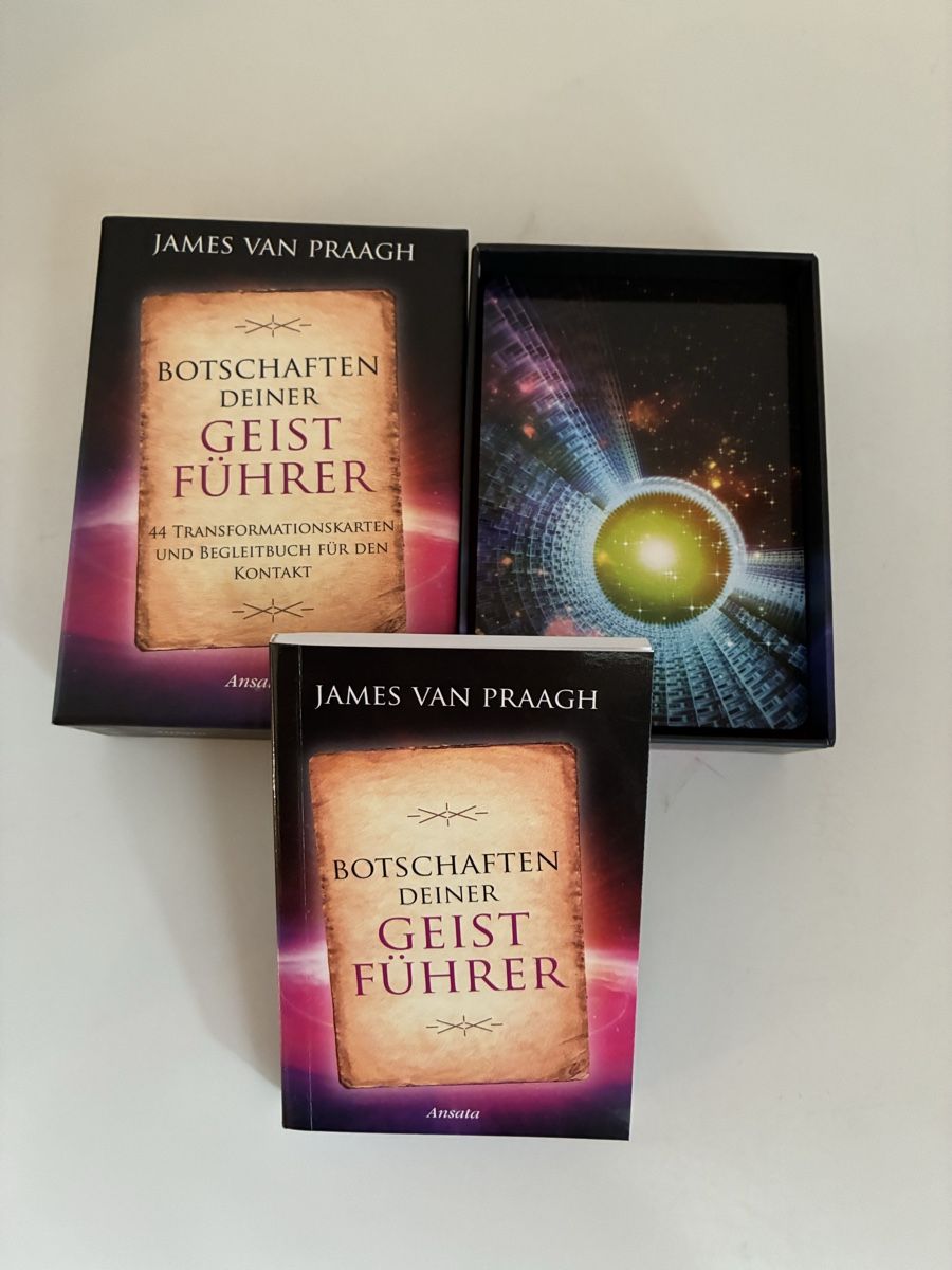 Libri: Karten-Set Botschaften deiner Geistführer James van Praagh – Nuovo (secondo la descrizione) da Burgdorf venduto da Calvia 2