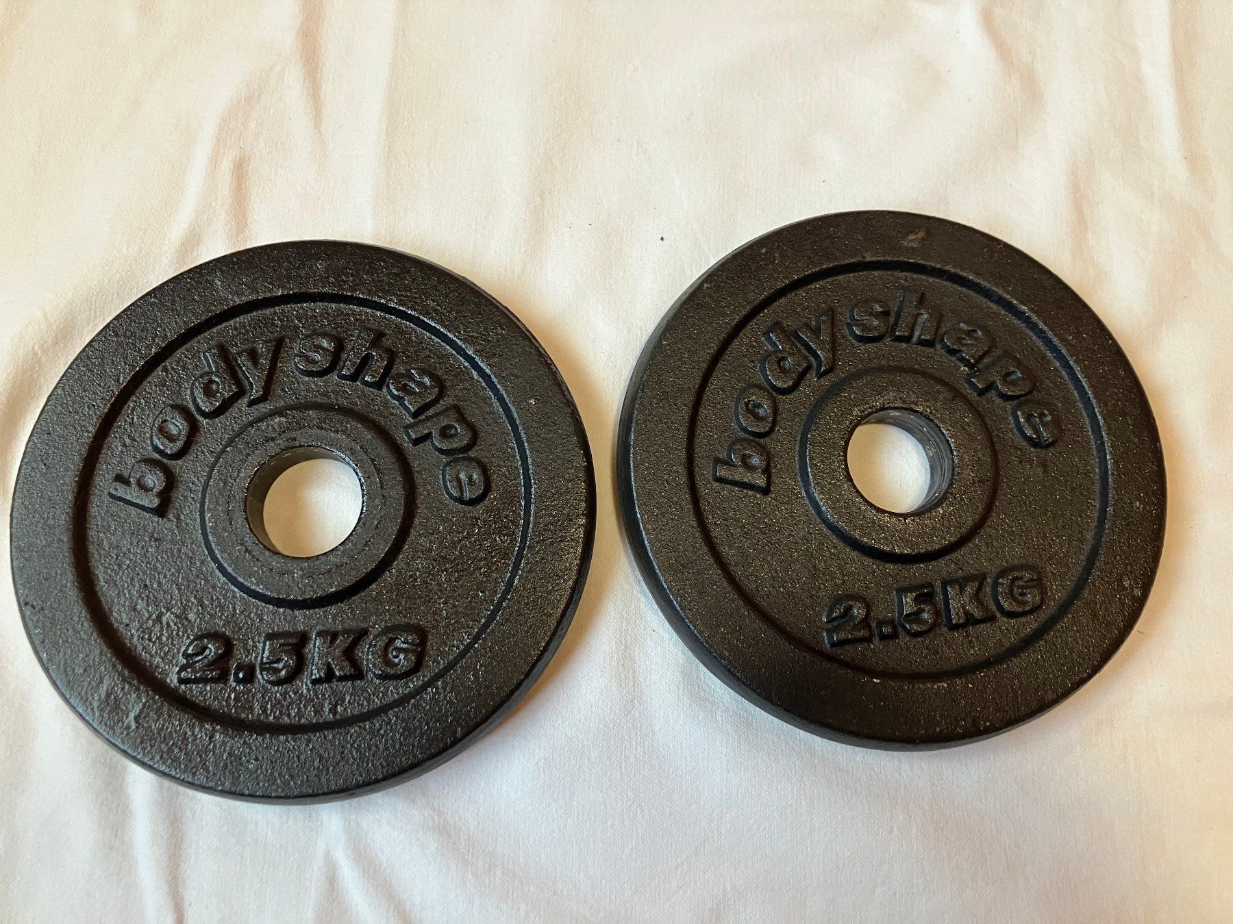 Bodyshape Manubri & Pesi: 2 Hantelscheiben 2.5 kg – Usato da Schönenwerd venduto da Tomair