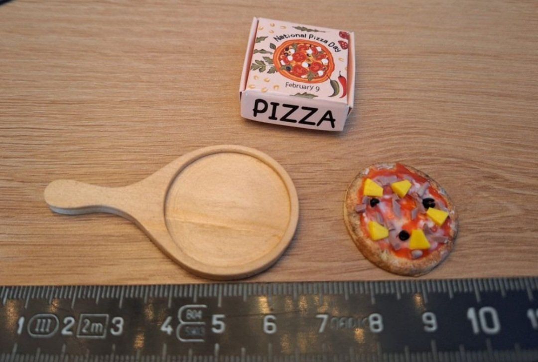 Case e mobili per bambole: Puppenhaus Hawaii Pizza – Nuovo (secondo la descrizione) da Zürich venduto da HandmadeTinyFood 2