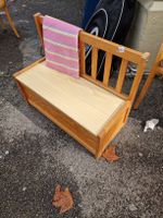 Holz Truhenbank / Kindersitzbank mit Stauraum,Spielzeugkiste