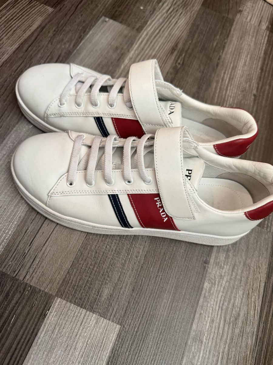Prada Scarpe da uomo: Prada Baskets en cuir taille 38 – Usato da Monthey venduto da Joseph-29 1