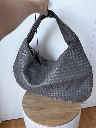 Handtasche dunkel grau