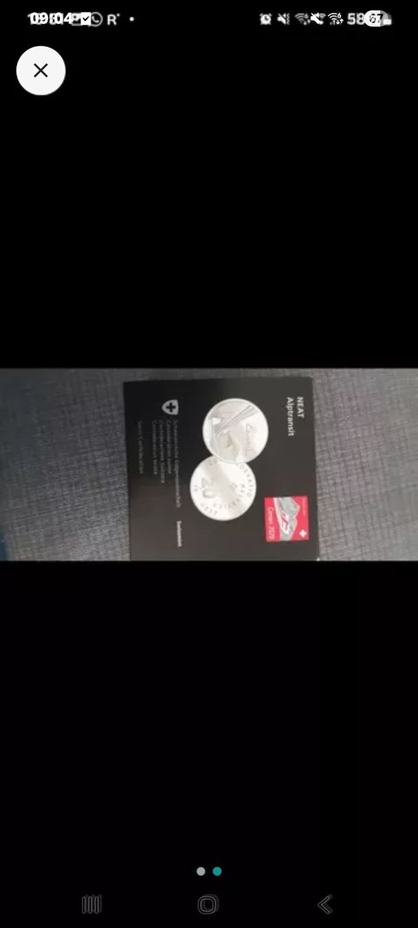 Tutti le monete: 20 francs ceneri argent – Nuovo e nell'imballaggio originale da Cormondrèche venduto da yo1978