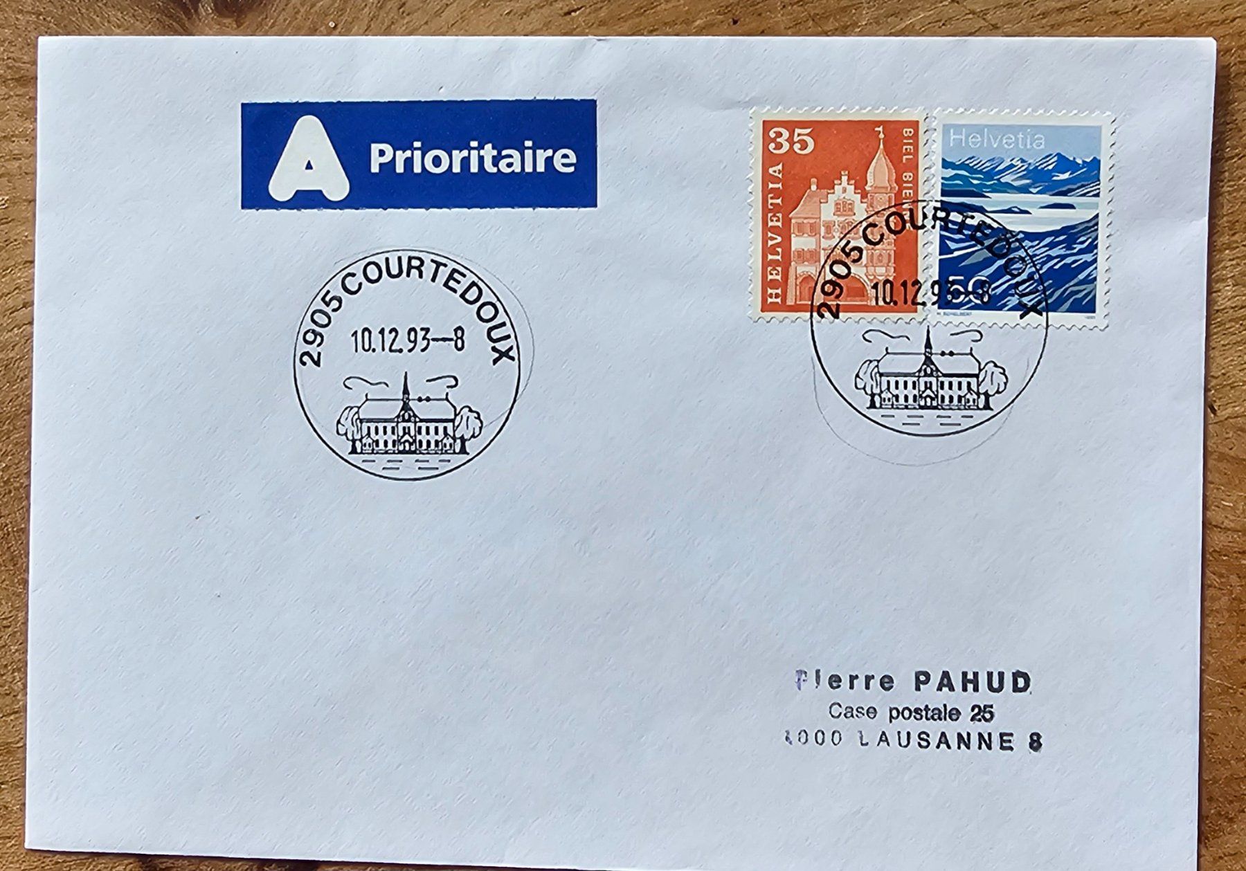 Tutti i francobolli: Sst Brief COURTEDOUX 10.12.93 – Nuovo (secondo la descrizione) da Les Valettes venduto da Nuba1