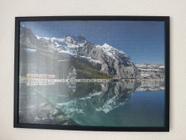 Puzzle Oeschinensee ohne Bilderrahmen