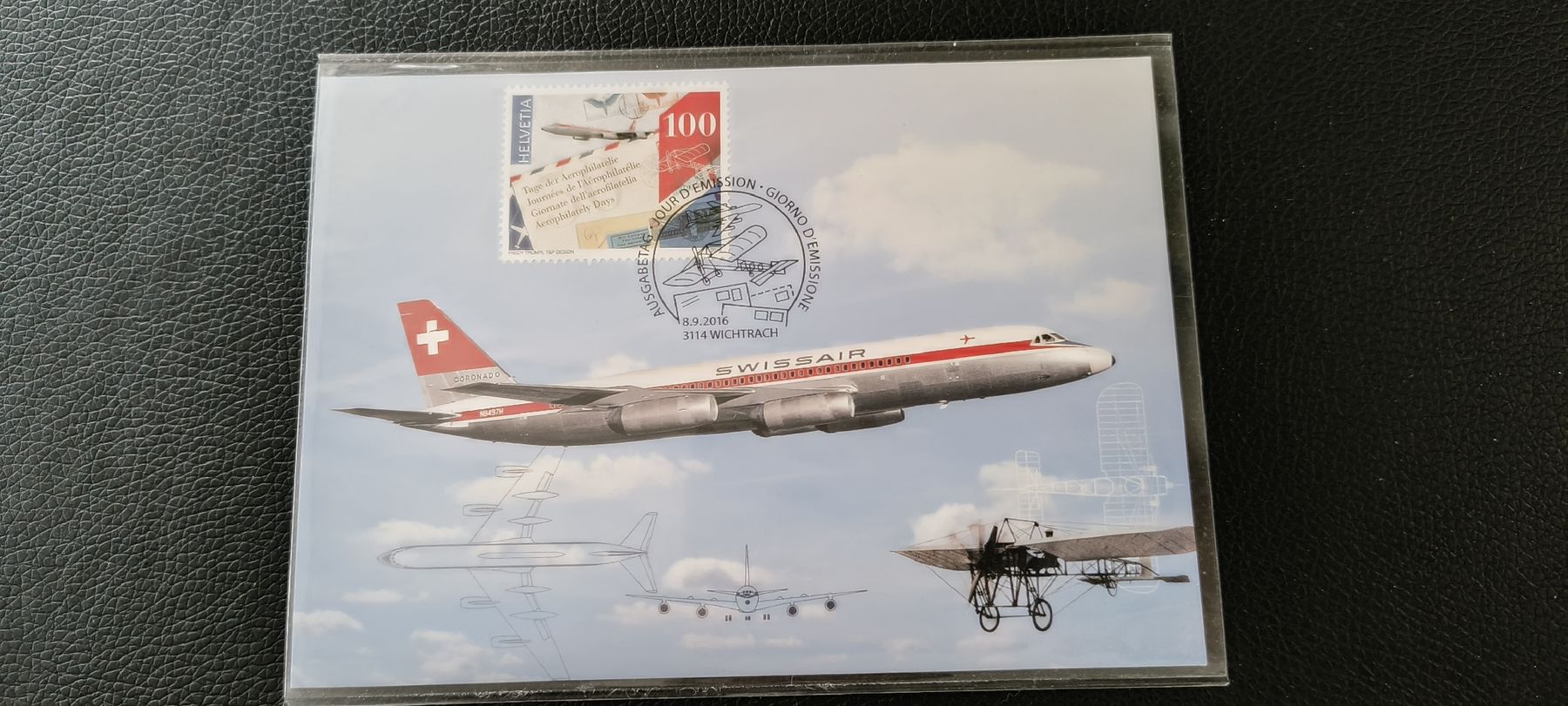 Cartoline postali: Aerophilatelie Schweiz 20 Postkarten – Nuovo (secondo la descrizione) da Zürich venduto da pao_zn5f 9