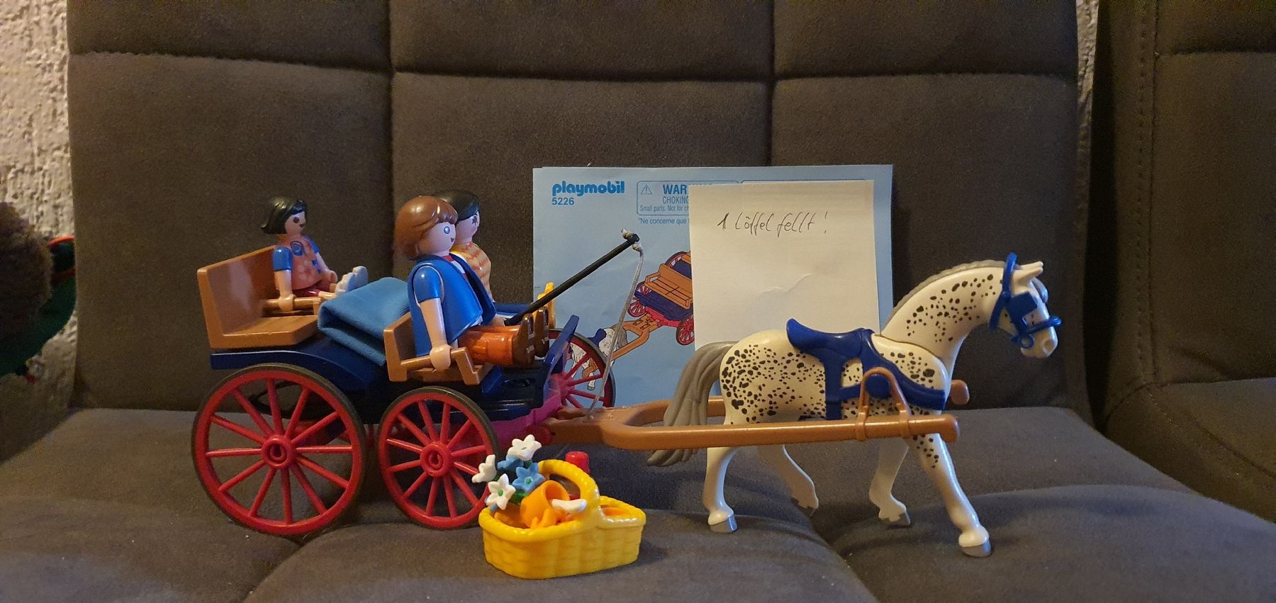 Playmobil Giocattoli: Playmobil Kutsche mit Pferd – Usato da Sargans venduto da Jathagrimon 1