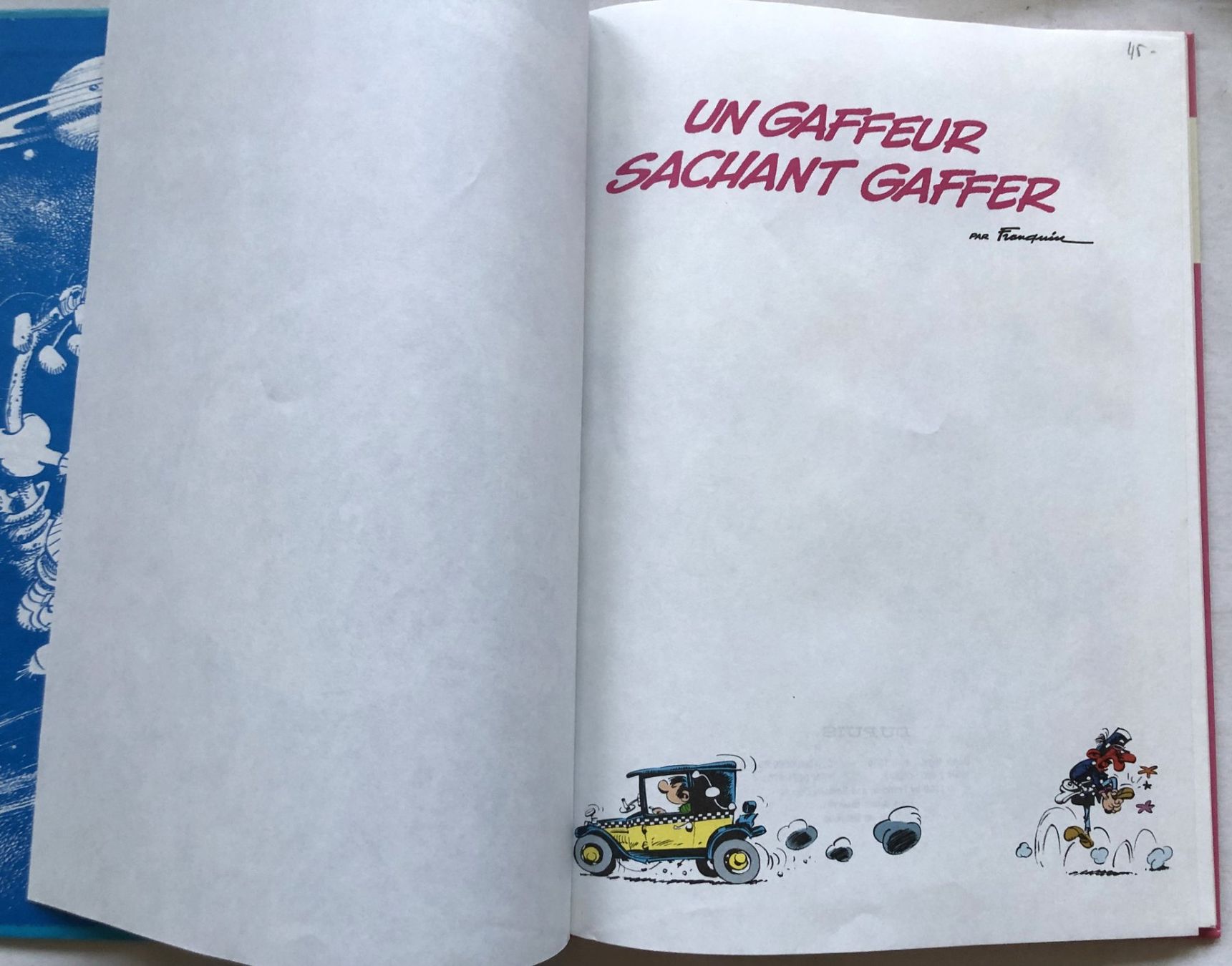 Fumetti: GASTON - 7 - Un gaffeur sachant gaffer – Usato da Schaffhausen venduto da durruti 1