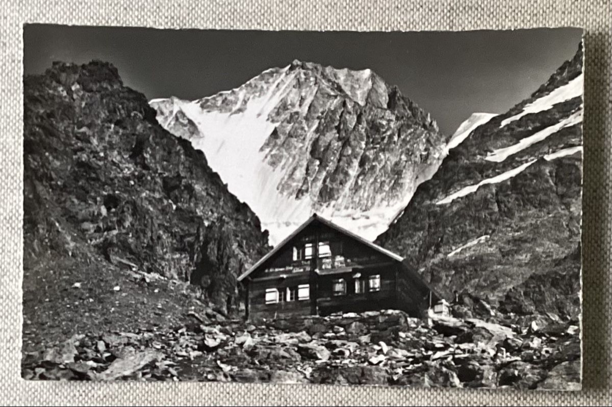 Ansichtskarten: Lötschental, Bietschhornhütte – Gebraucht aus Reinach BL von Linda013