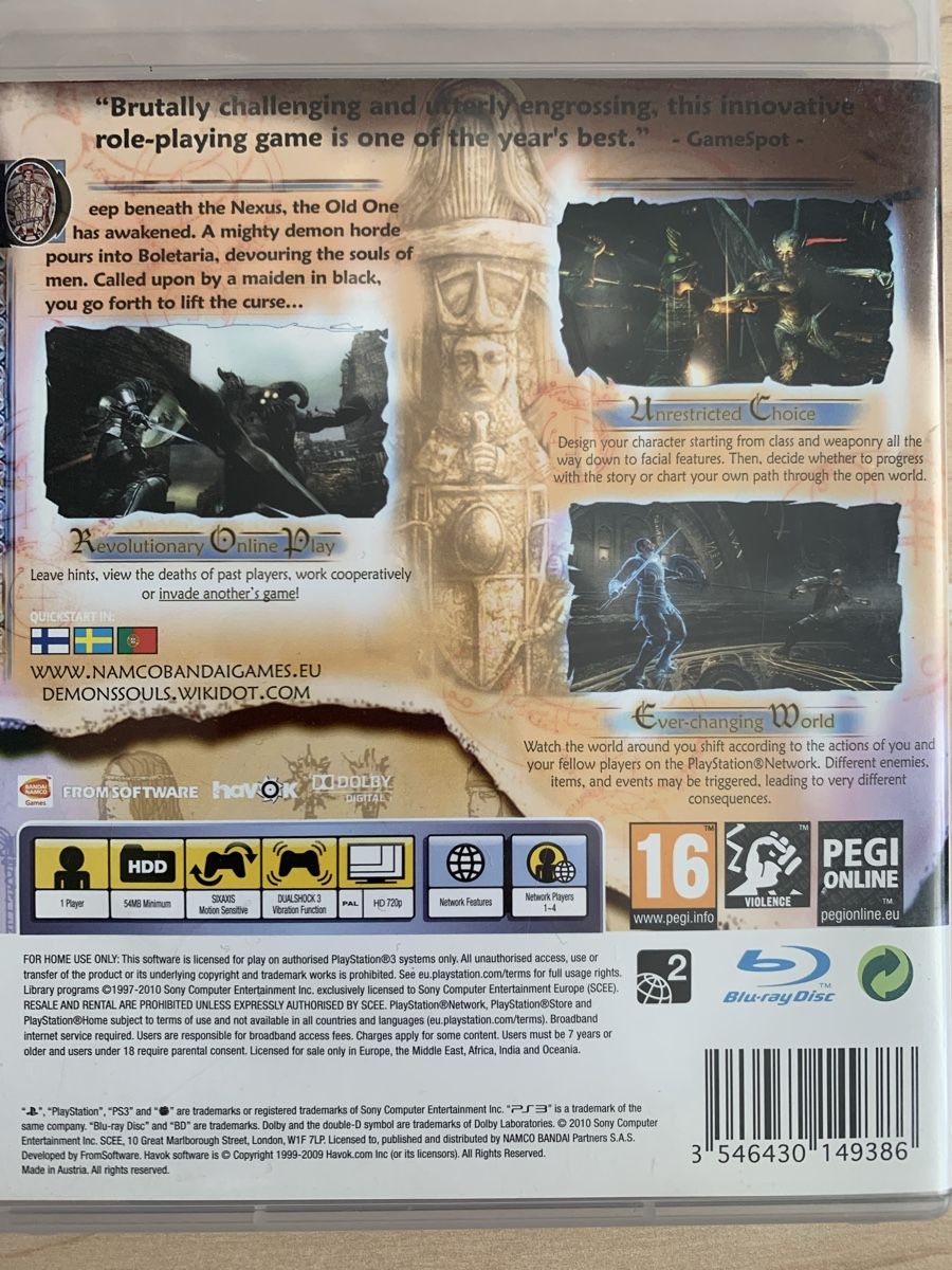 Sony Giochi: PS3 Spiel Demon's Souls UK-Version – Usato da Walde AG venduto da le_daevu 1