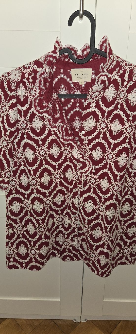 Sezane Camicette: Sezane Bluse Gr 36 Rot Neuwertig – Nuovo (secondo la descrizione) da Basel venduto da 056rm