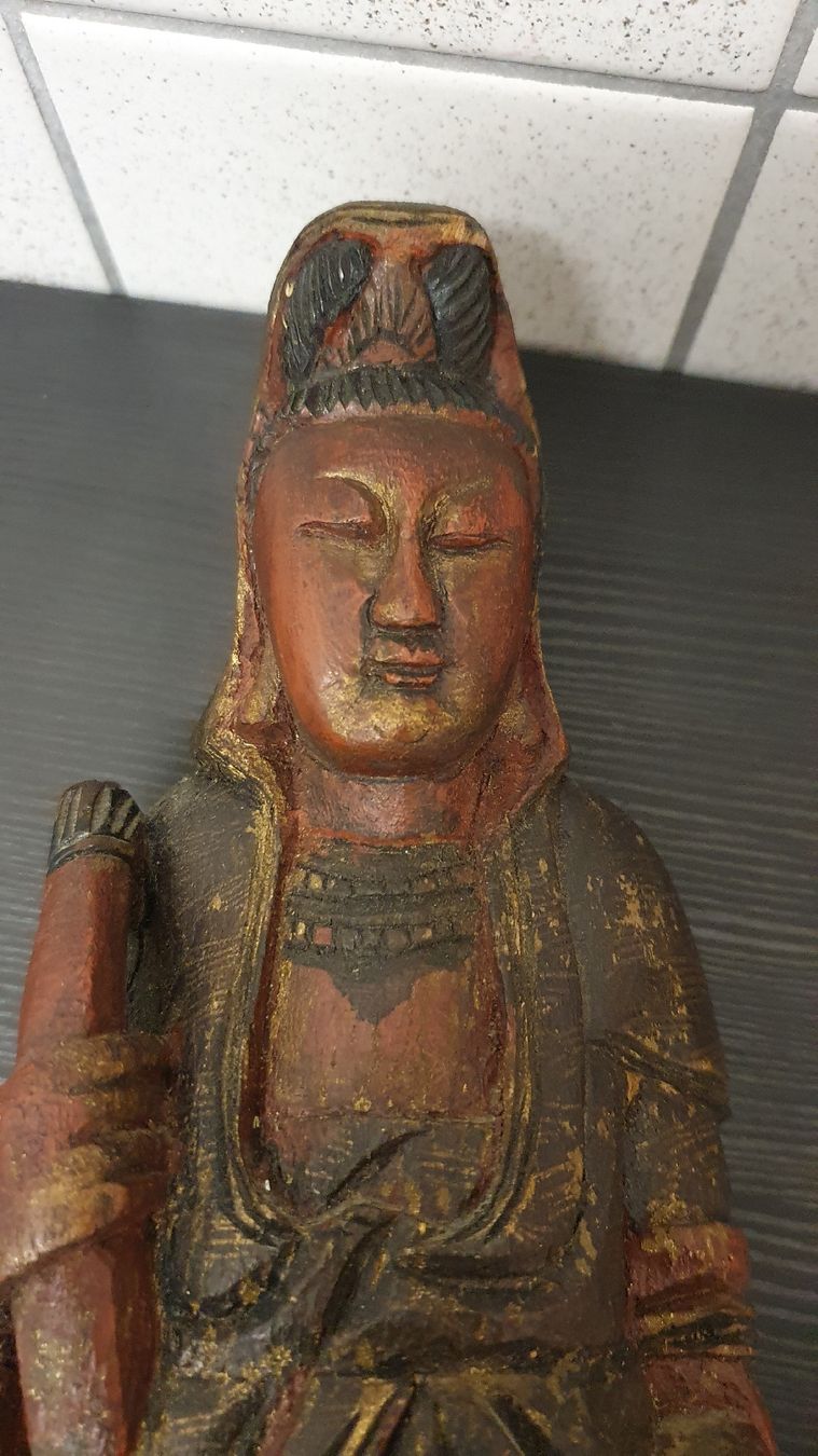 Sculture & Statue: Antike Skulptur, China, bemalt – Usato da Dietikon venduto da Allegra34 6