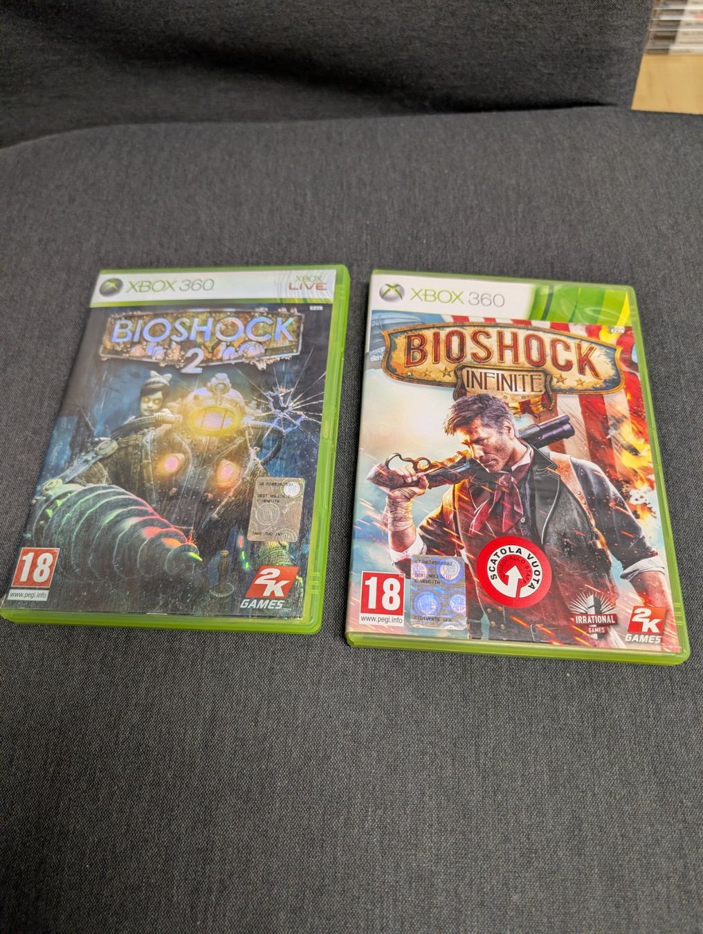 Giochi: Bioshock 2 and infinite Microsoft Xbox 360 – Usato da Giubiasco venduto da Ticinerd