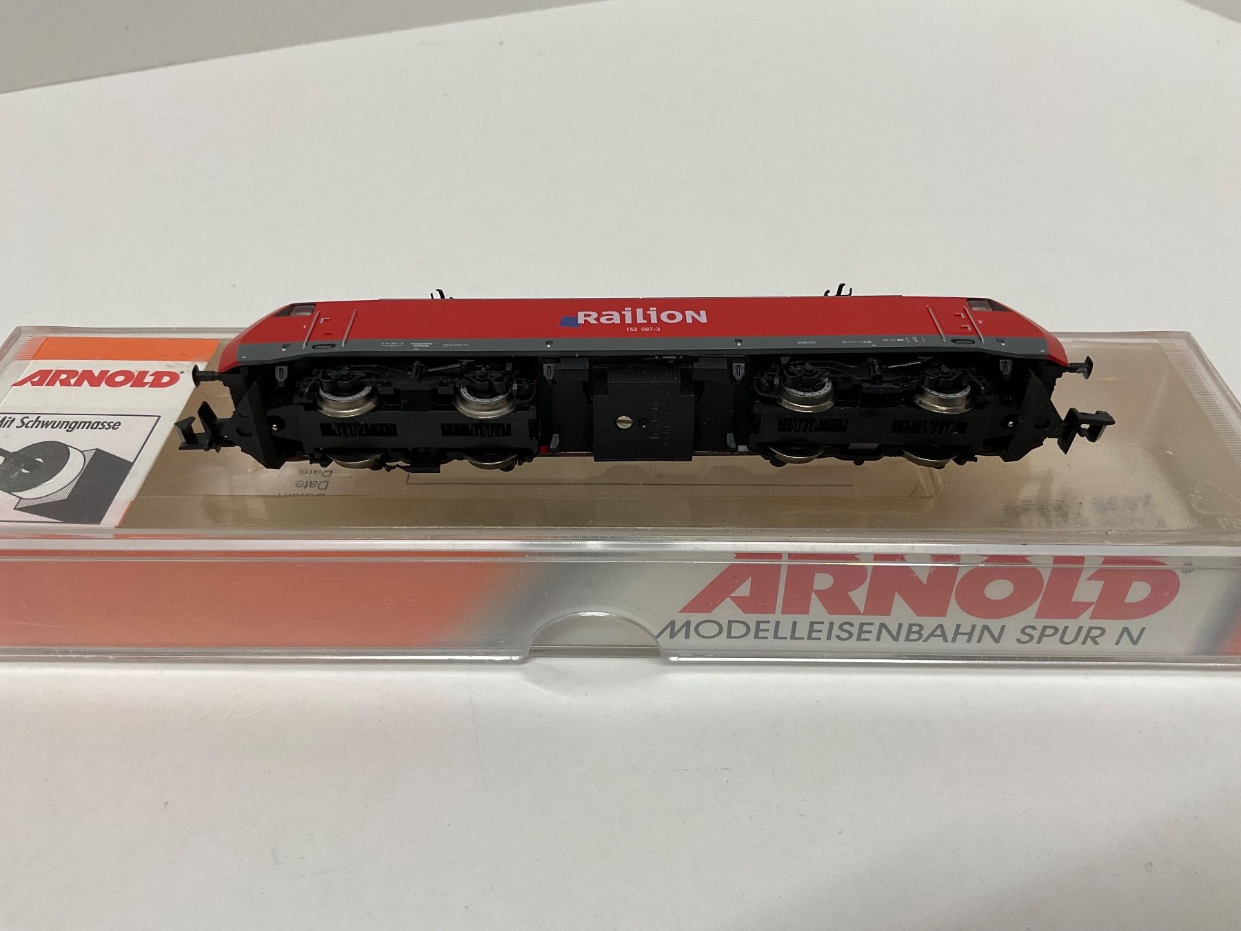 Arnold Modellini di ferrovie: Arnold 2435 BR 152 Railion, Bespielt mit Verpackung – Usato da Chur venduto da Chur75 5