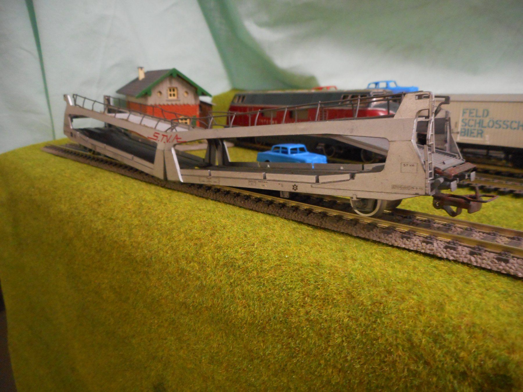 Jouef Modellini di ferrovie: Jouef Autotransporter leer, defekt – Difettoso da Bretzwil venduto da gbfluck